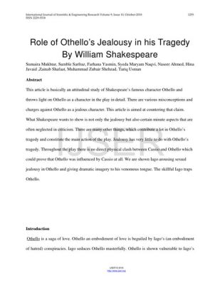  Othello una historia de celos y tragedia en blanco y negro